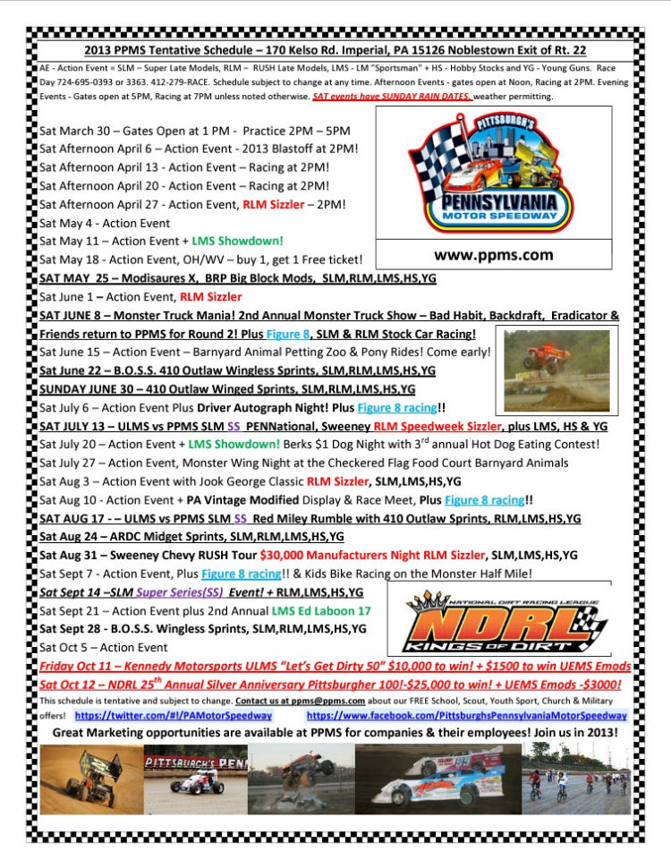 PPMS Schedule