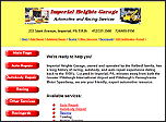 Imperial Heights Garage Website Thumbnail and Link