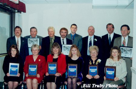 Track Appreciation Plaque Recipients