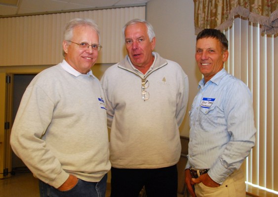 Deek Scott, Dennis O'Connor and Ron Piovesan